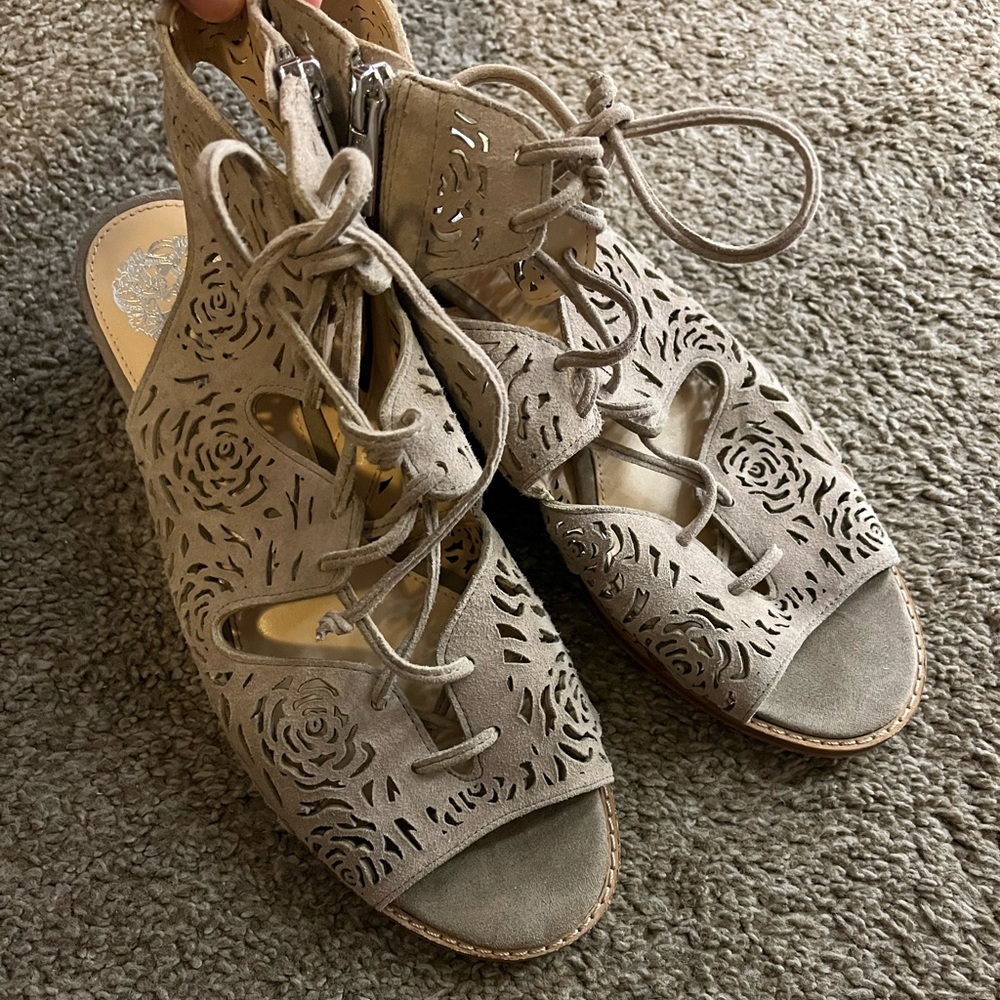 Barley worn sandals